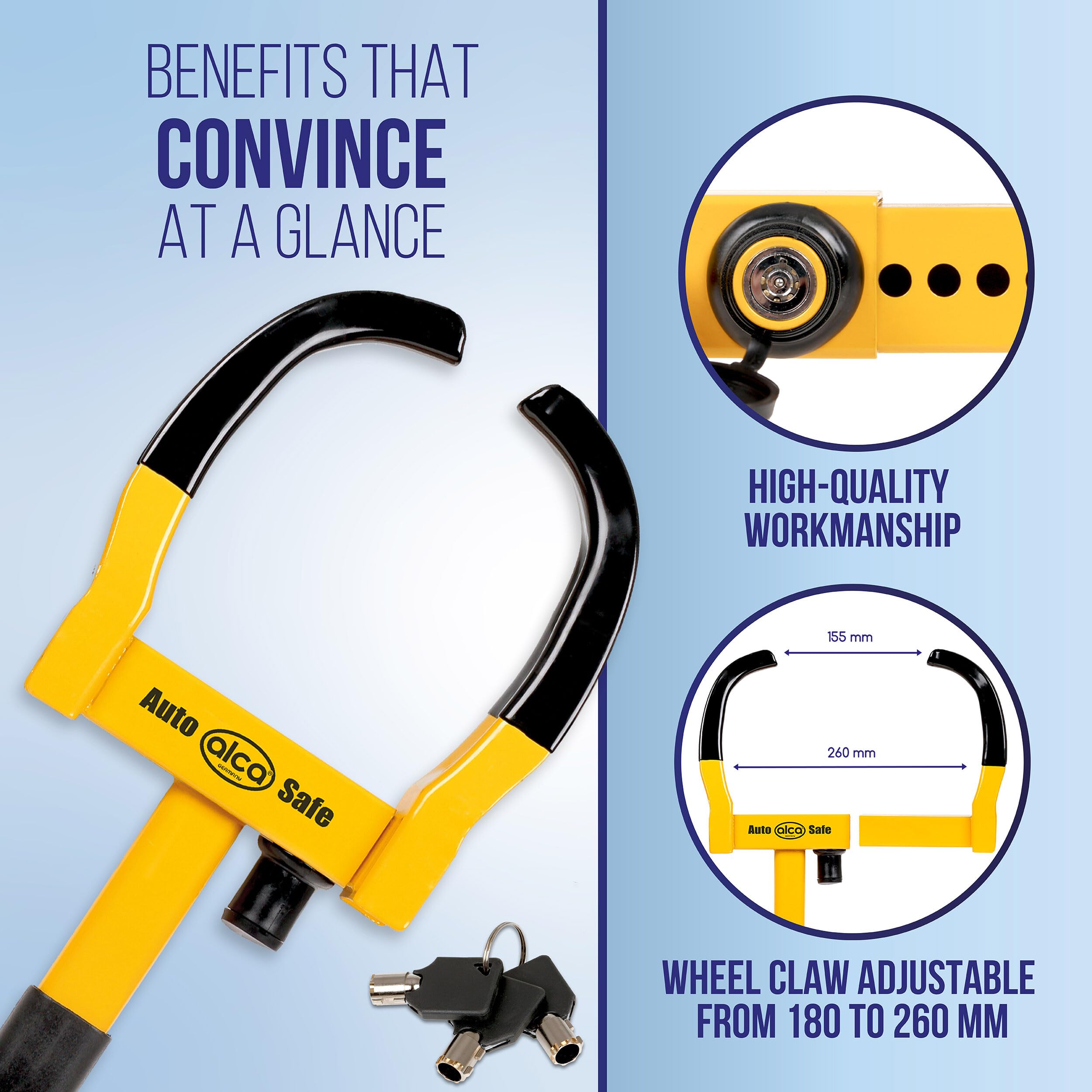 Amazon | [alca] 盗難防止 タイヤロック ホイールロック Power